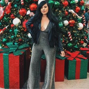 GOLD WIDE LEG JUMPSUIT